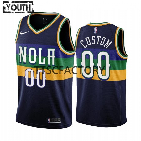 Dres New Orleans Pelicans Prilagođeni Nike 2022-23 City Edition Navy Swingman - Dječji